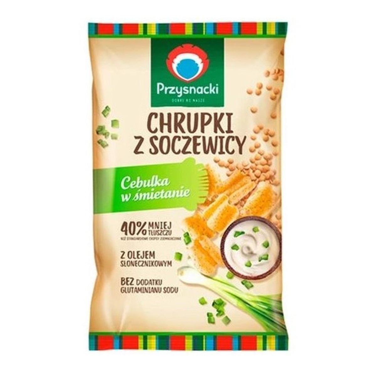 Chrupki z soczewicy cebulka w śmietanie 80g Przysnacki