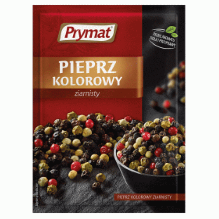 Pieprz kolorowy ziarnisty 15g Prymat