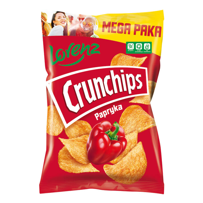 Chipsy Paprykowe 200g Crunchips