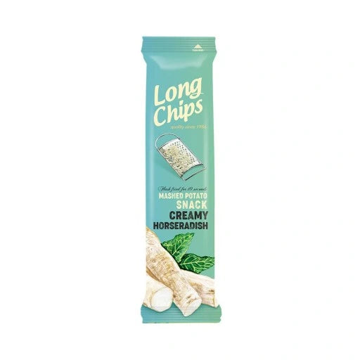Chipsy ziemniaczane długie o smaku chrzanu 75g Long Chips