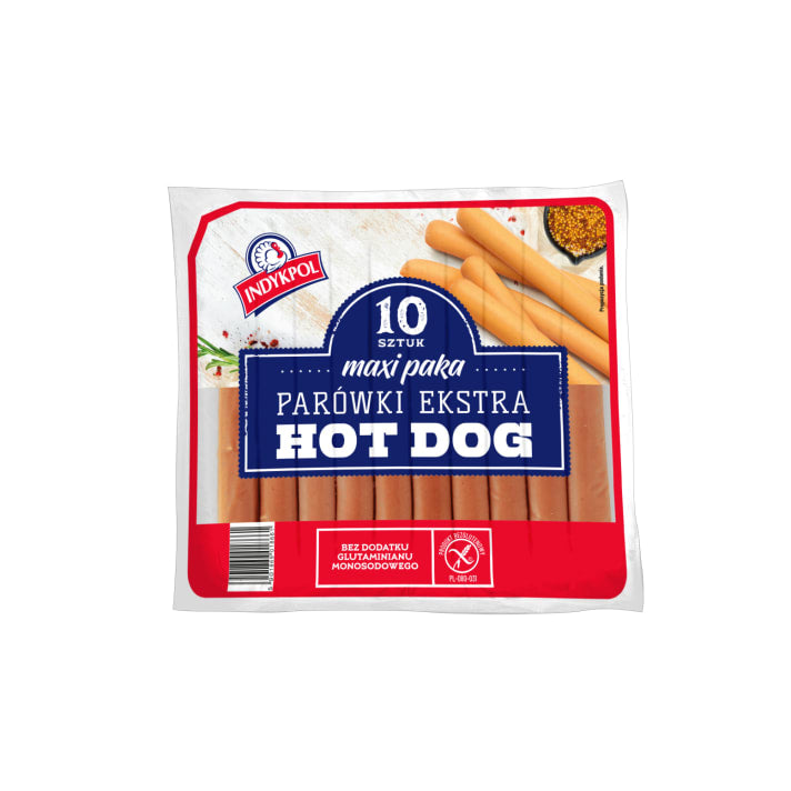 Parówki Hot Dog Ekstra 325g Indykpol