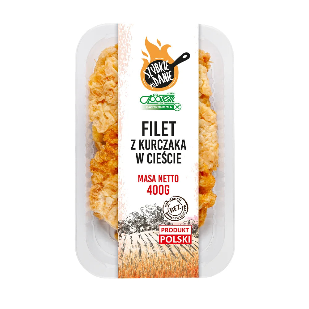 Filet z kurczaka w cieście 400g Społem PSS