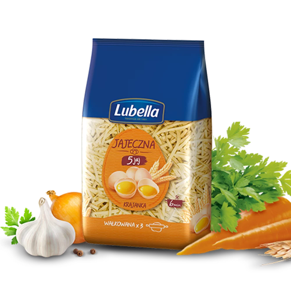 Makaron krajanka 5-jajeczna 400g Lubella