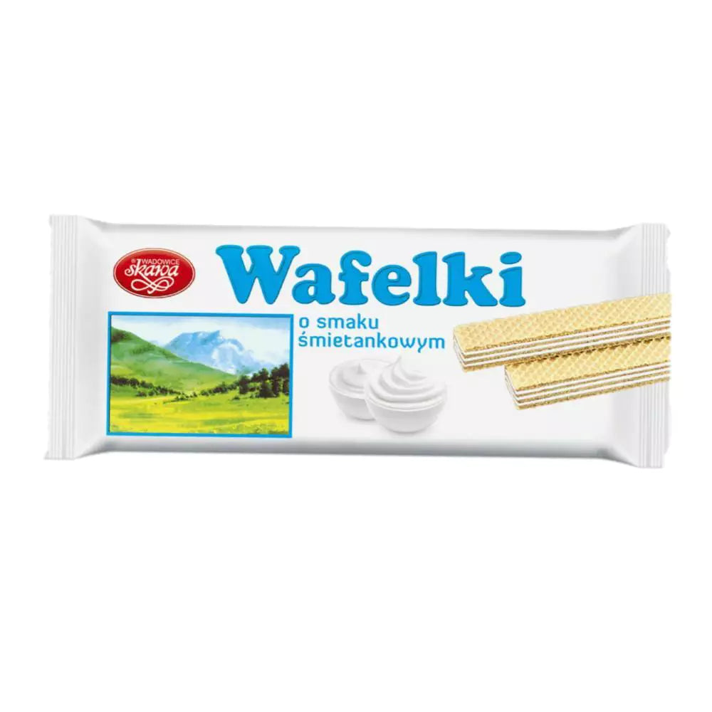 Wafle 80g śmietankowe Skawa