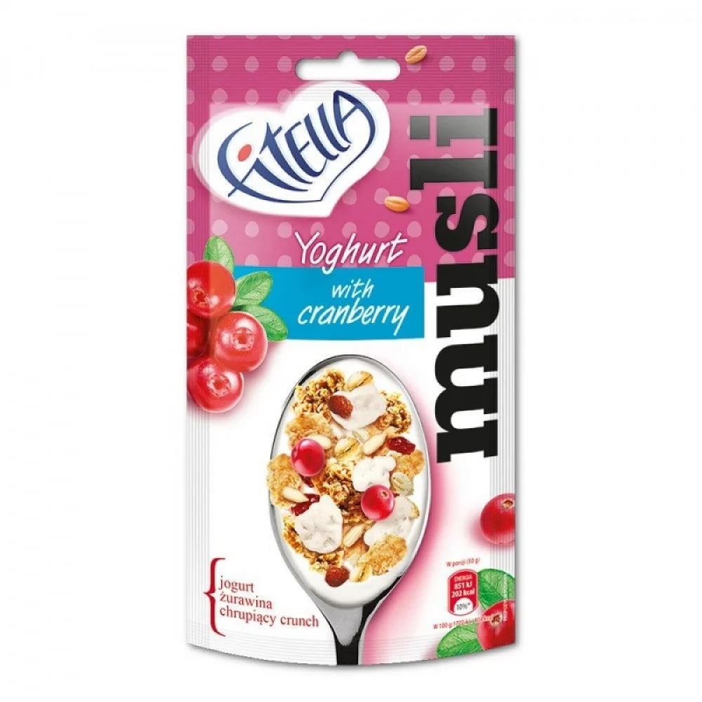 Musli Fitella jogurt-żurawina 50g Foodcare