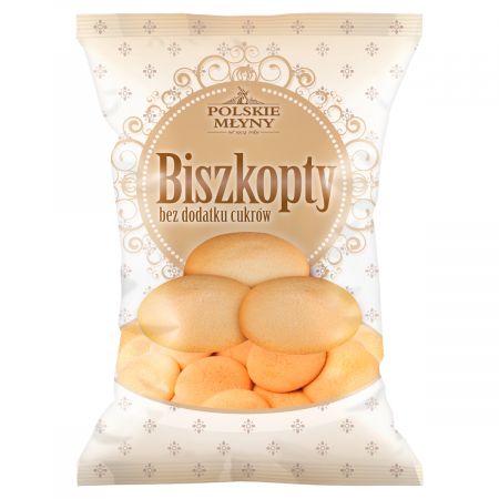 Biszkopty bezcukrowe 100 g Polskie młyny