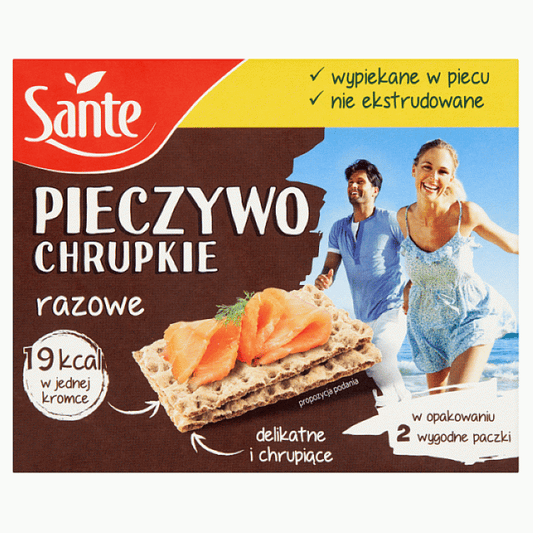 Pieczywo chrupkie razowe 150g Sante