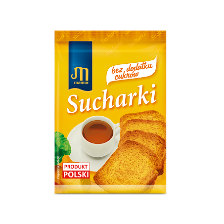 Sucharki bez dodatku cukrów 40g Mamut