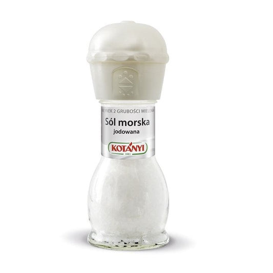 Sól morska jodowana Młynek 92 g Kotányi