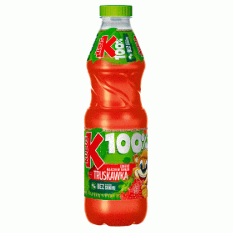 Kubuś 100% jabłko/marchew/truskawka/banan 0,85l