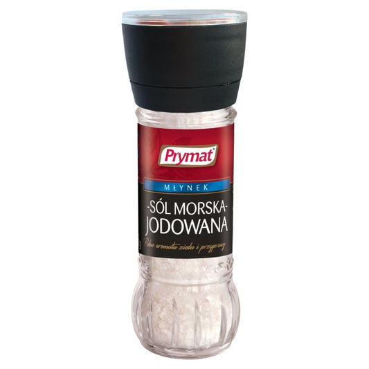Młynek Sól morska jodowana 110 g Prymat