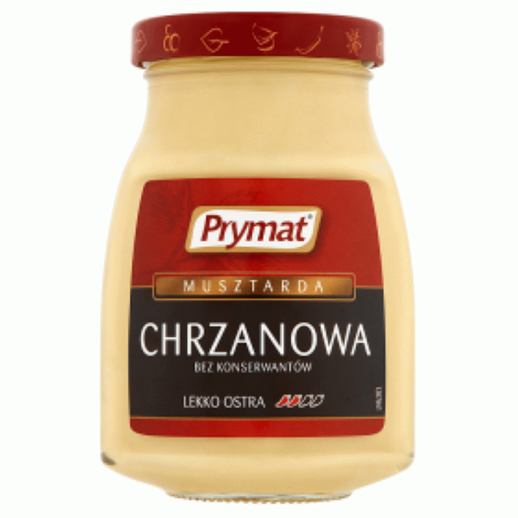 Musztarda chrzanowa 185g Prymat