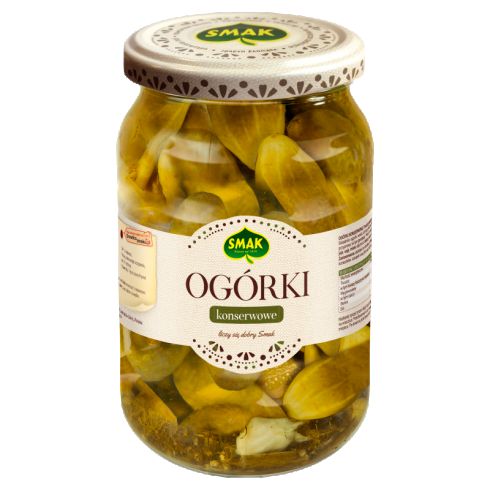 Ogórki konserwowe 860g Smak