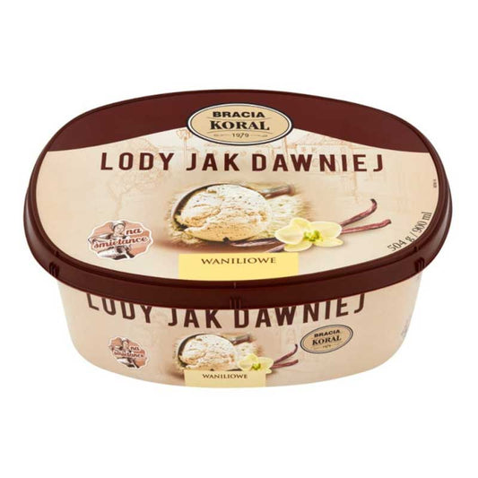 Lody waniliowe Jak Dawniej 900ml Bracia Koral