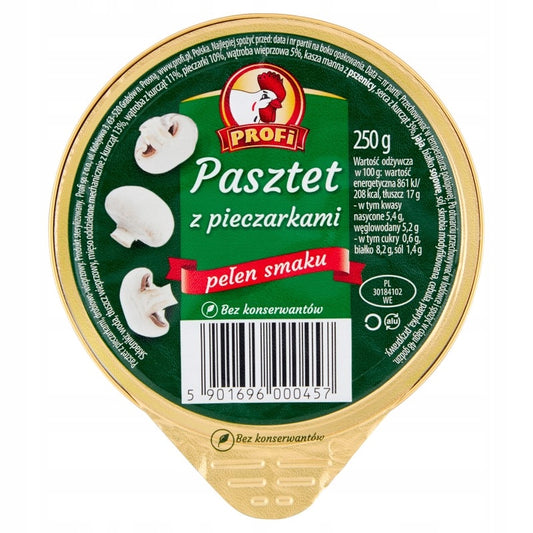 Pasztet z Pieczarkami 250g Profi