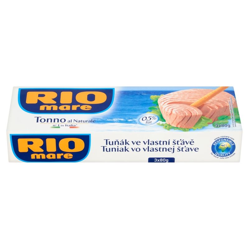 Tuńczyk w sosie własnym 3 x 80g Rio Mare