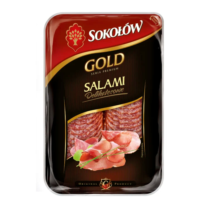 Salami delikatesowe Gold 100g Sokołów