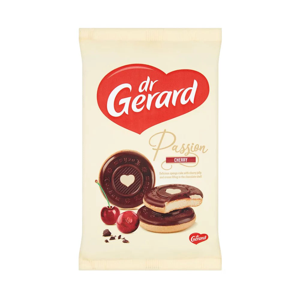 Ciastka biszkopty pasja z galaretką wiśniową 150g Dr Gerard
