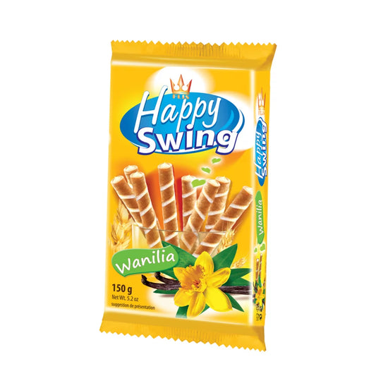 Rurki waflowe happy waniliowe 150g Flis