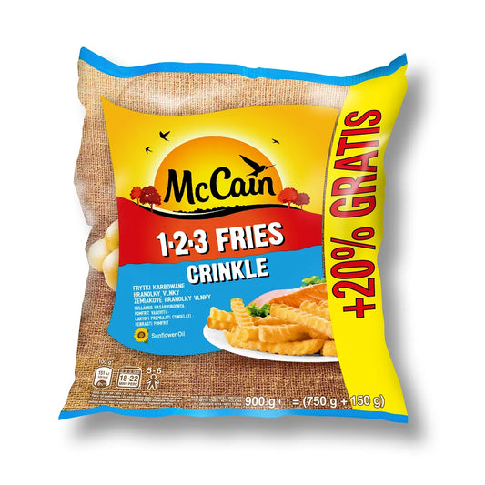 Frytki karbowane mrożone Crincle 1000g Mc Cain