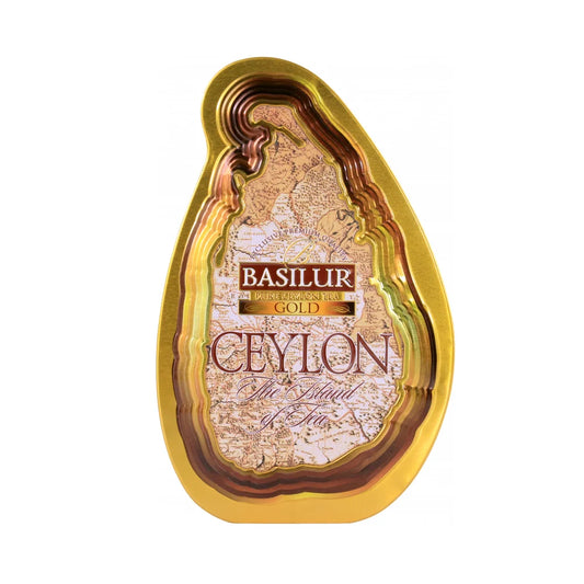 Herbata liściasta czarna Gold Basilur puszka 100g Tea Brothers