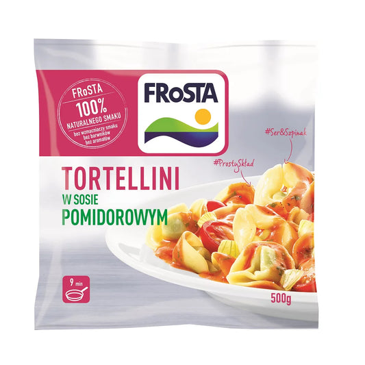 Tortellini w sosie pomidorowym 500g Frosta