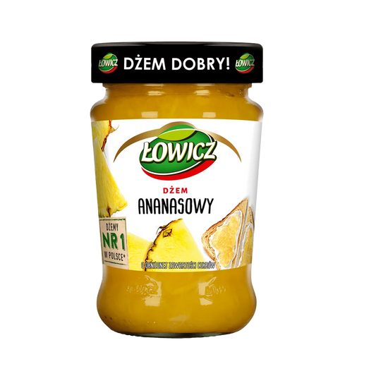 Dżem niskosłodzony ananasowy 280g Łowicz