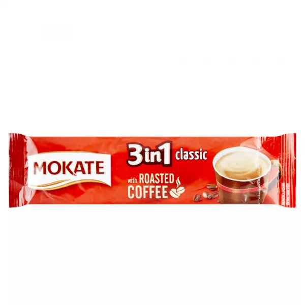 Mokate 3in1 Classic Rozpuszczalny napój kawowy w proszku 18g