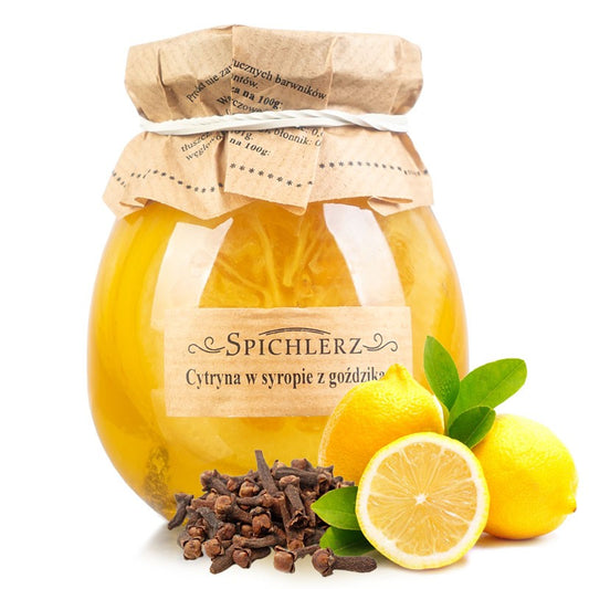 Cytryny w syropie z goździkami 260g Spichlerz