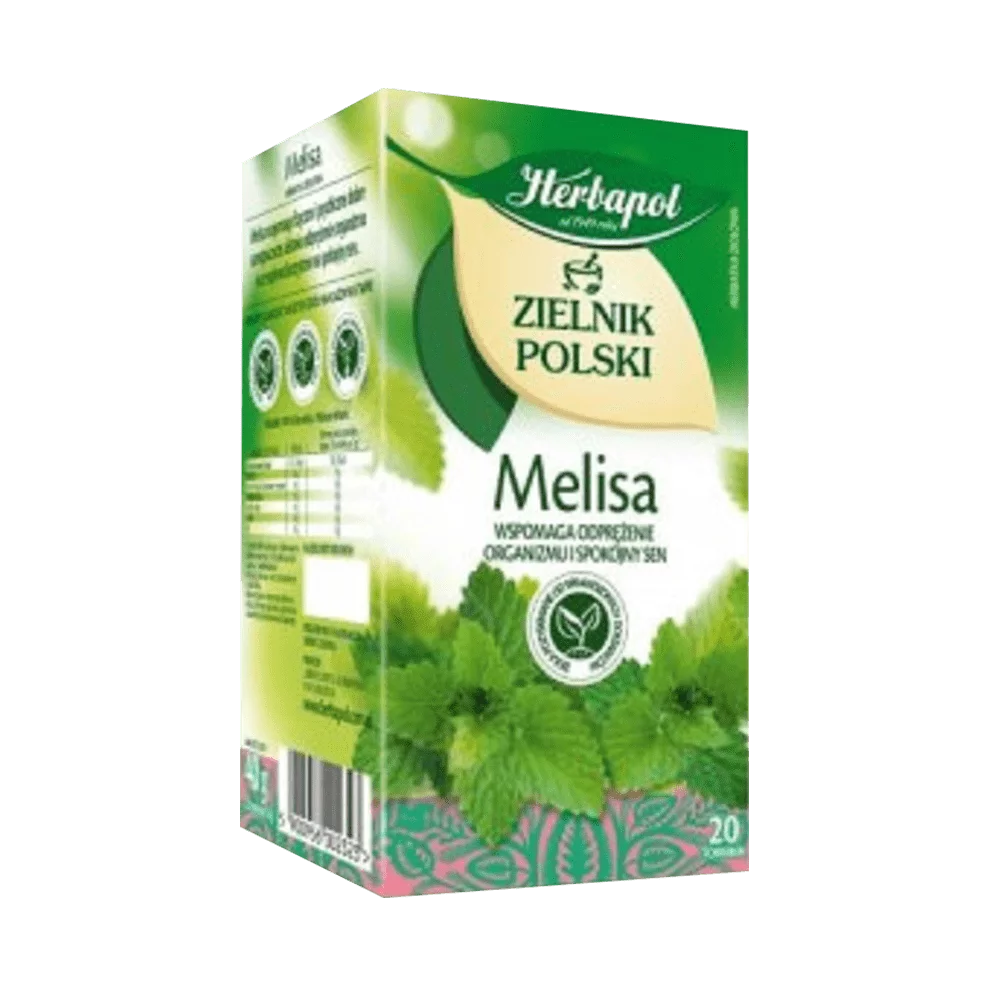 Herbata ekspresowa zielnik polski melisa 20szt. Herbapol