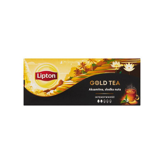 Herbata Gold Tea czarna aromatyzowana 37,5 g Lipton