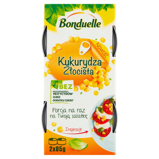 Kukurydza złocista Na Raz do sałatki 2 x 85g Bonduelle