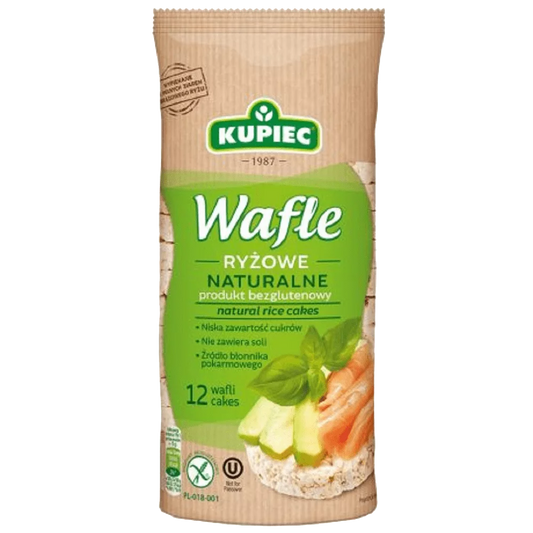 Wafle ryżowe naturalne 120g Kupiec