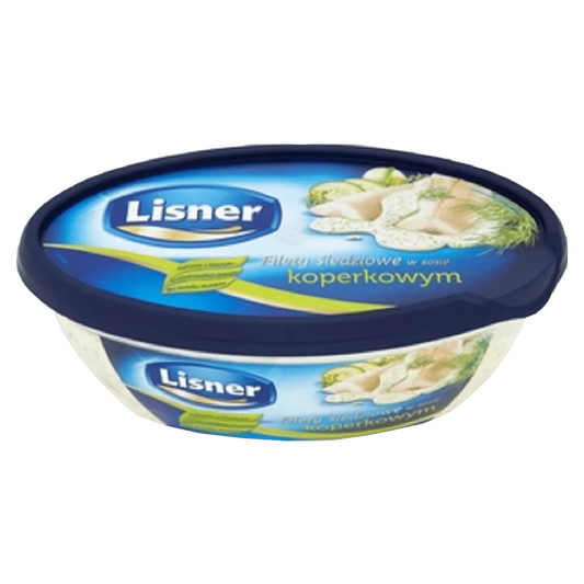 Filety śledziowe w sosie koperkowym 280g Lisner