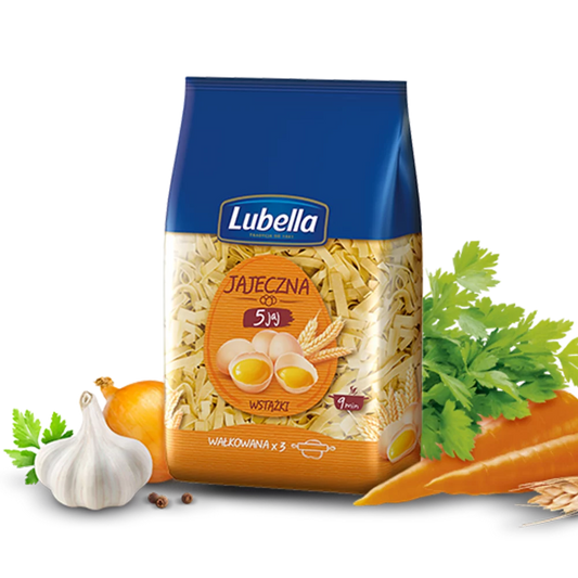 Makaron wstążki 5-jajeczny 400g Lubella