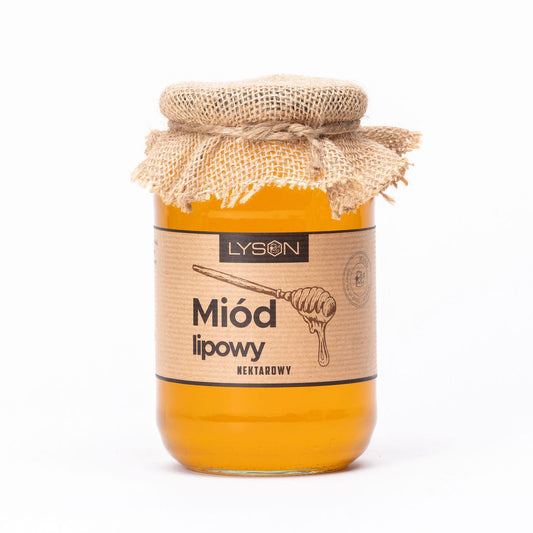 Miód lipowy 1250g Łysoń