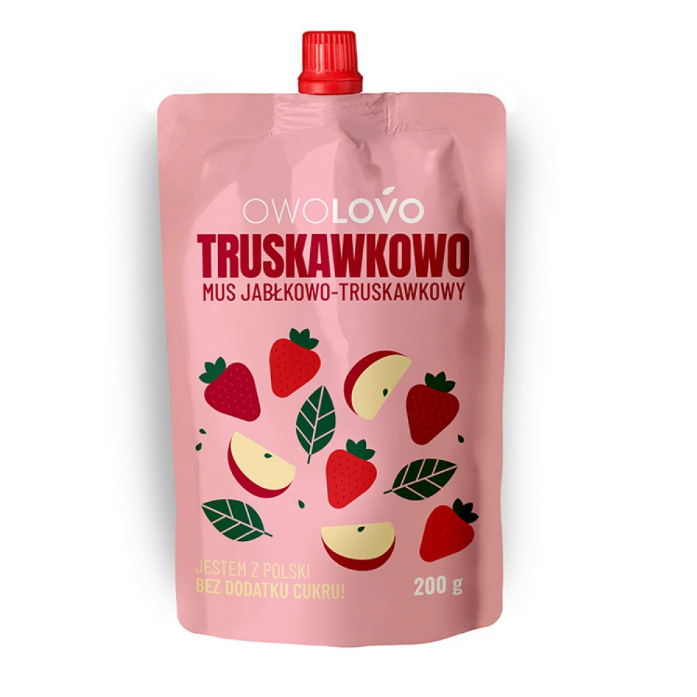 Mus jabłkowo-truskawkowy 200g Owolovo