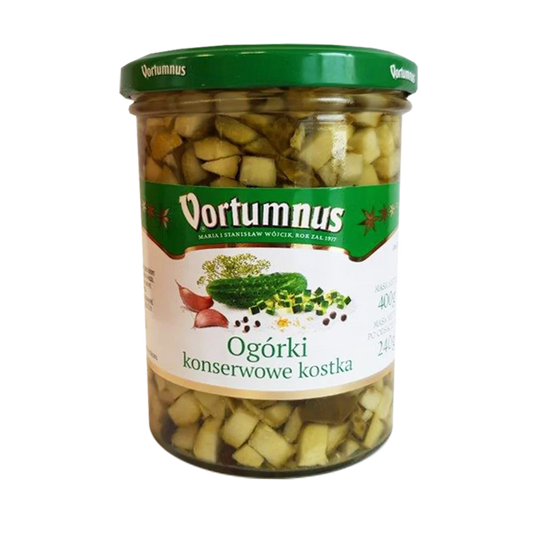 Ogórki konserwowe kostka 400g Vortumnus