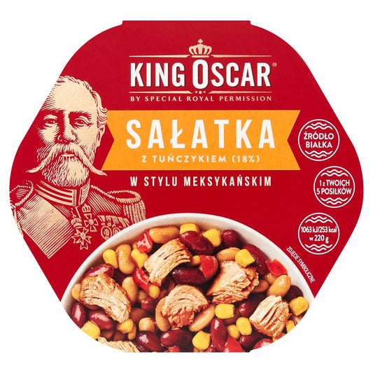Sałatka z tuńczykiem w stylu meksykańskim 220g King Oscar