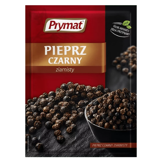Przyprawa pieprz czarny ziarnisty 20g Prymat