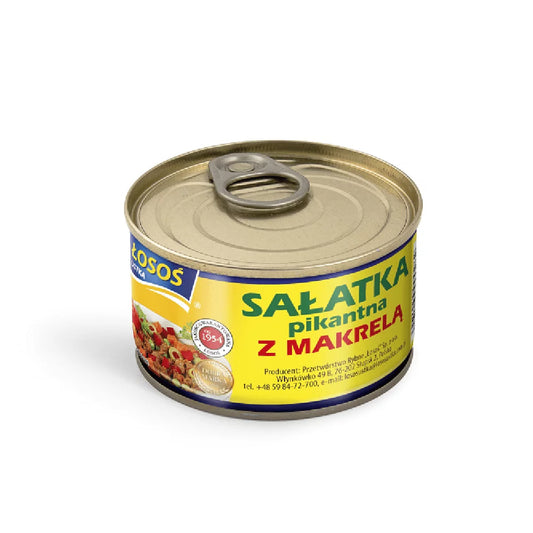 Sałatka z makreli pikantna 170 g Łosoś