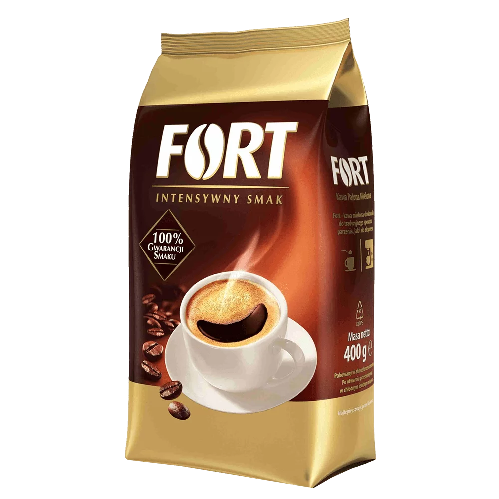 Kawa mielona Fort torebka 400g Strauss Cafe