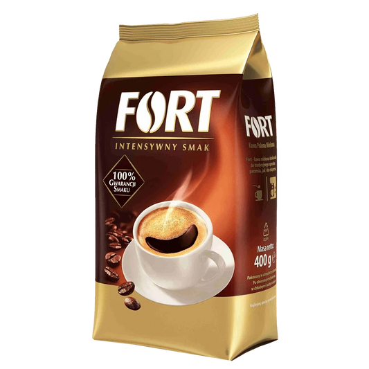 Kawa mielona Fort torebka 400g Strauss Cafe