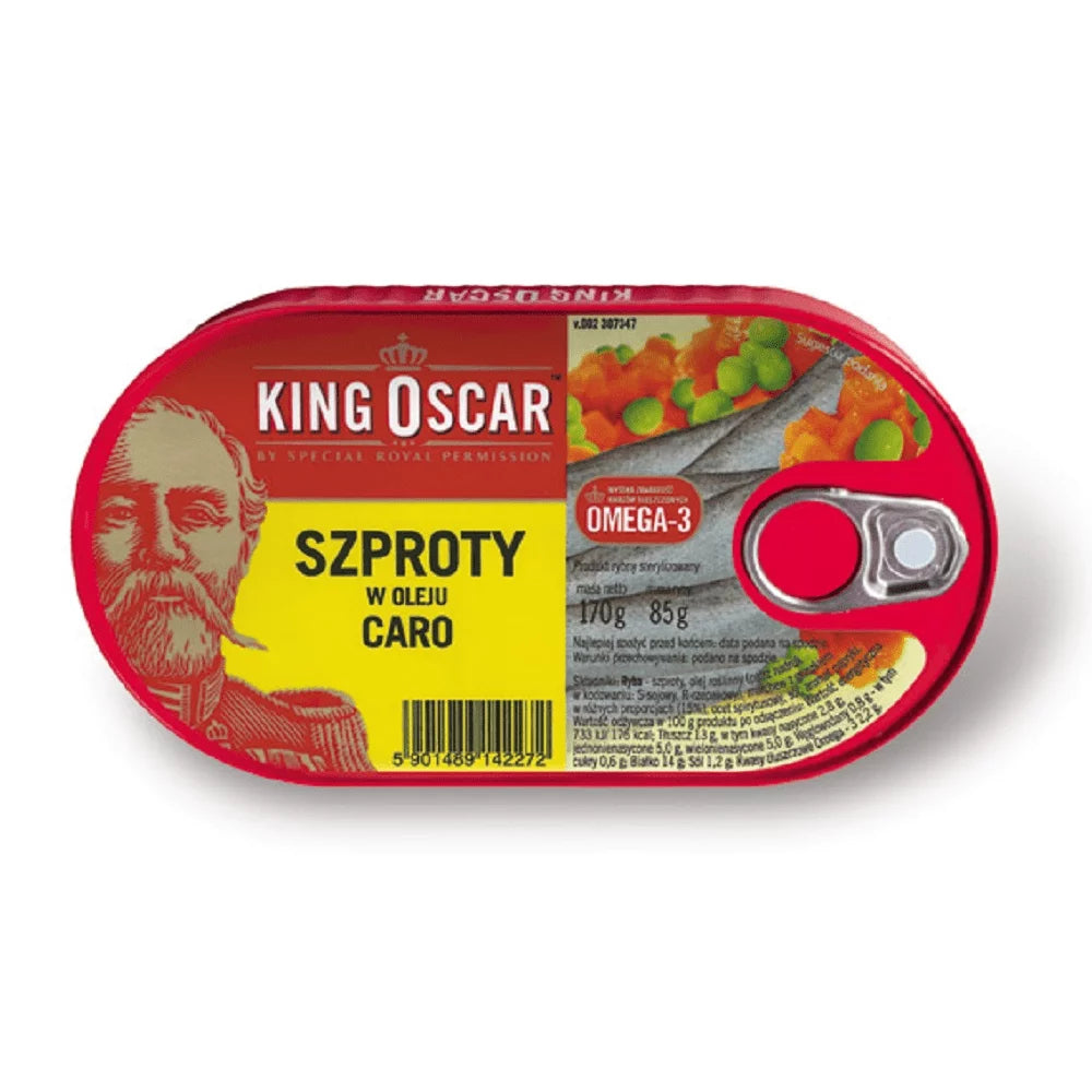 Szproty w oleju caro 160g King Oscar