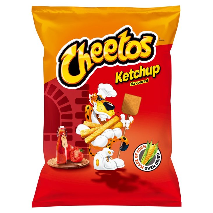 Chrupki kukurydziane o smaku ketchupowym 150g Cheetos