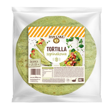 Tortilla szpinakowa 240g Dan Cake