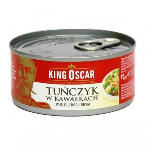 Tuńczyk kawałki w oleju roślinnym 170g King Oskar